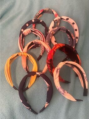 Patterned Knot Headbands - Set of Assorted Colors